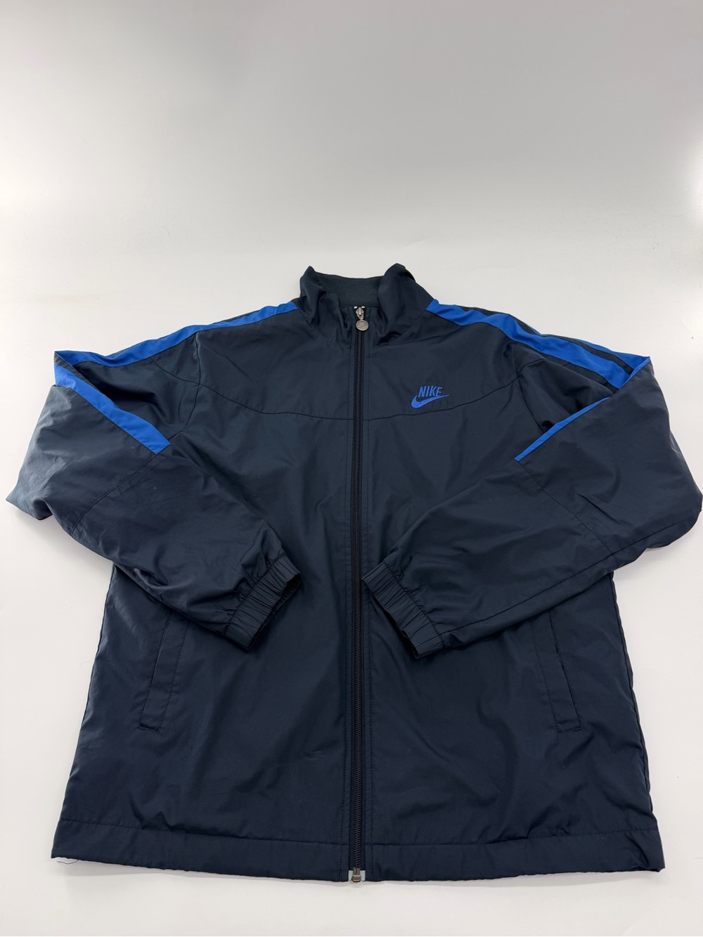 Nike Sportswear Vintage Y2K Navy Blue Track Jacket Men’s Large Windbreaker Nike